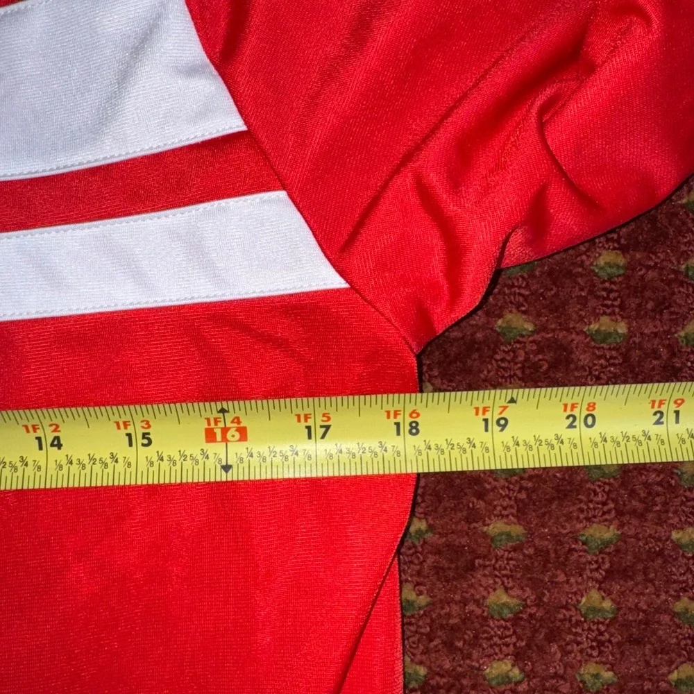 Disney Mickey Mouse Track Jacket Mens S Red Excellent Retro 1928 Burbank Zip Up